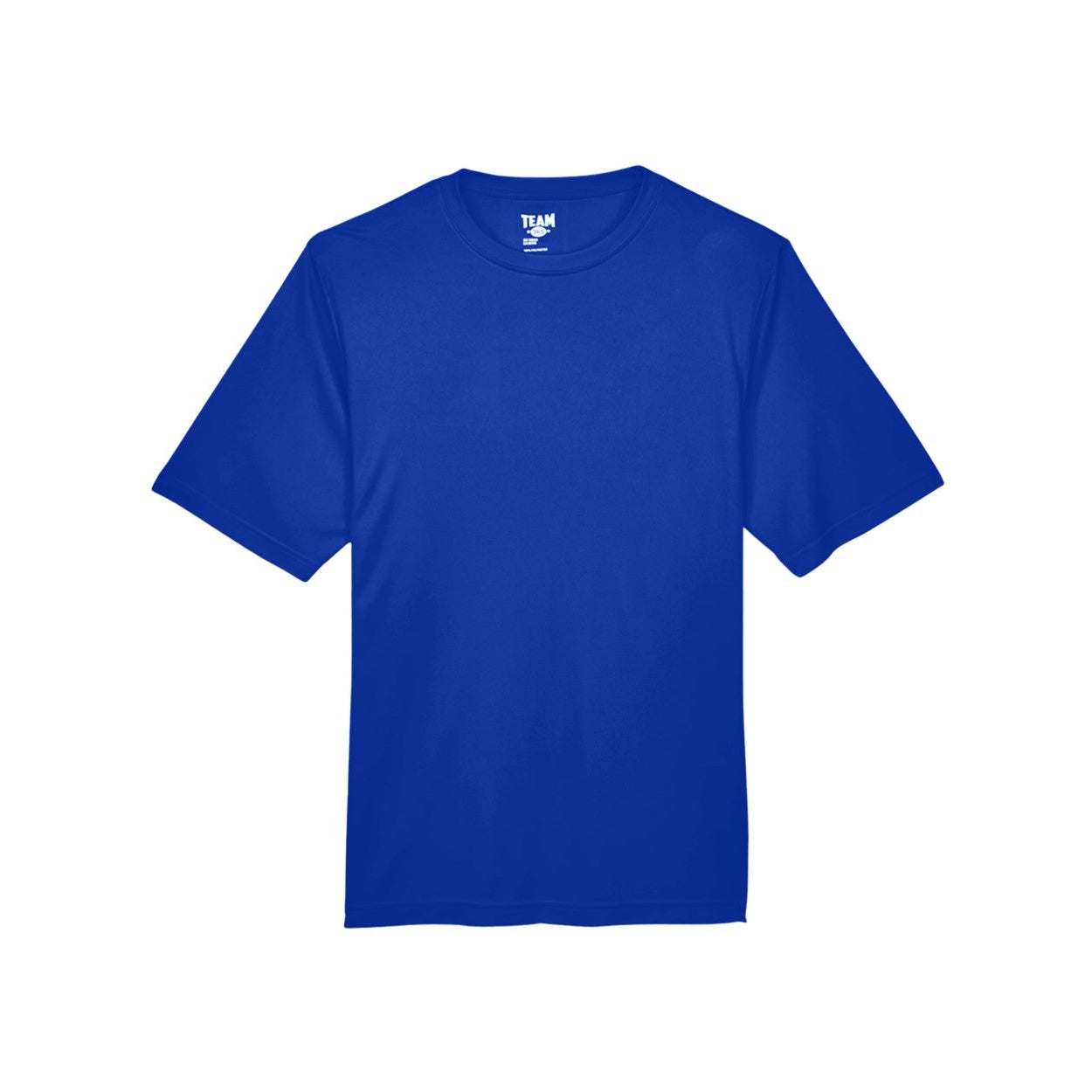 Sport royal blue t-shirt on a white background