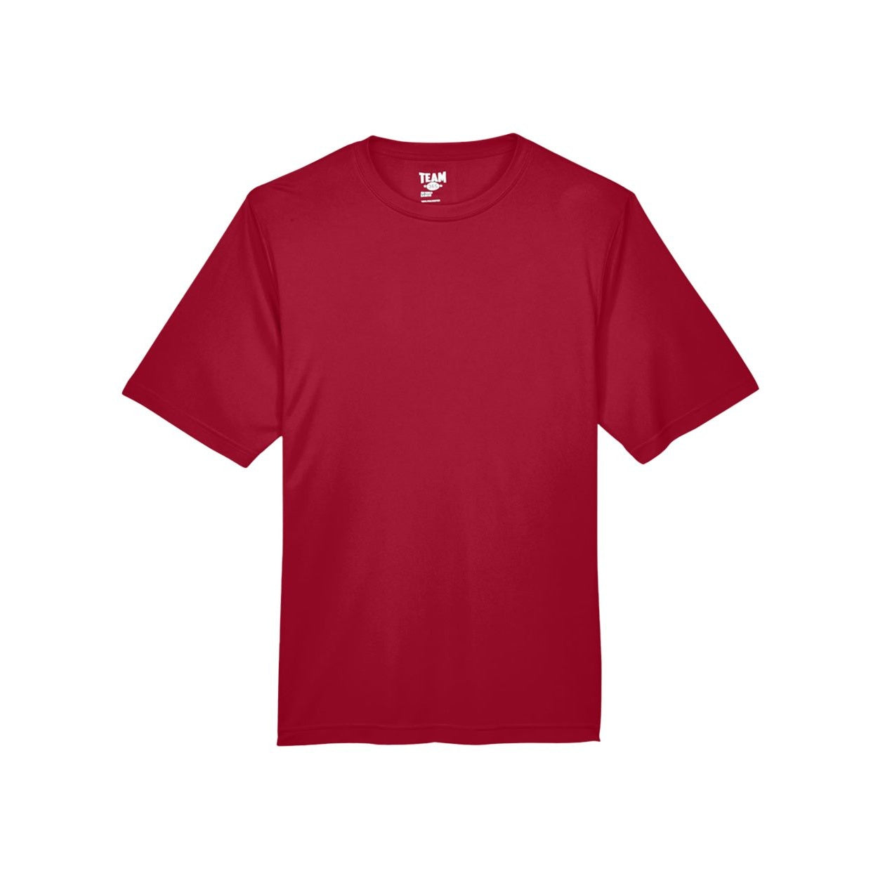 Sport scarlet red t-shirt on a white background