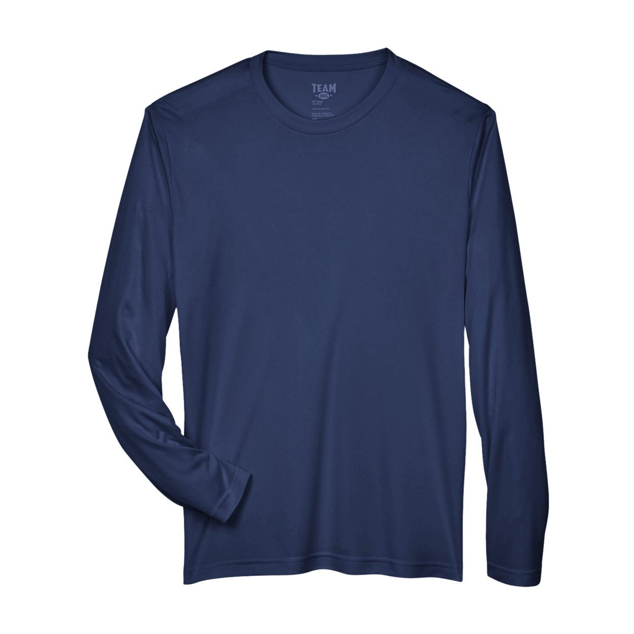 Sport dark navy t-shirt on a white background
