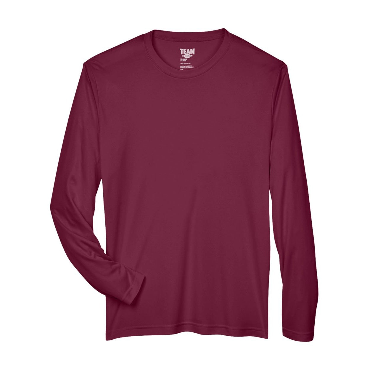Sport maroon t-shirt on a white background