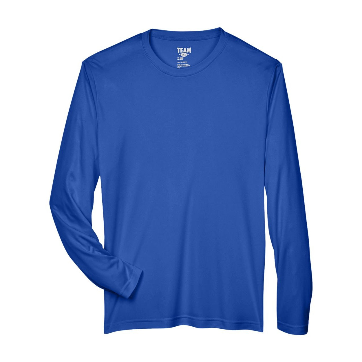 Sport royal blue t-shirt on a white background