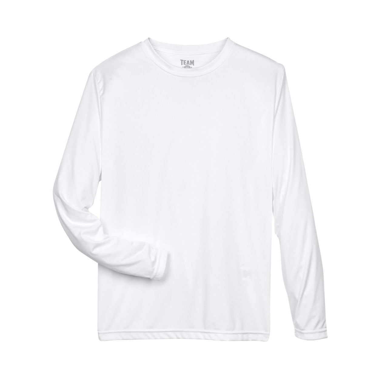 White t-shirt on a white background