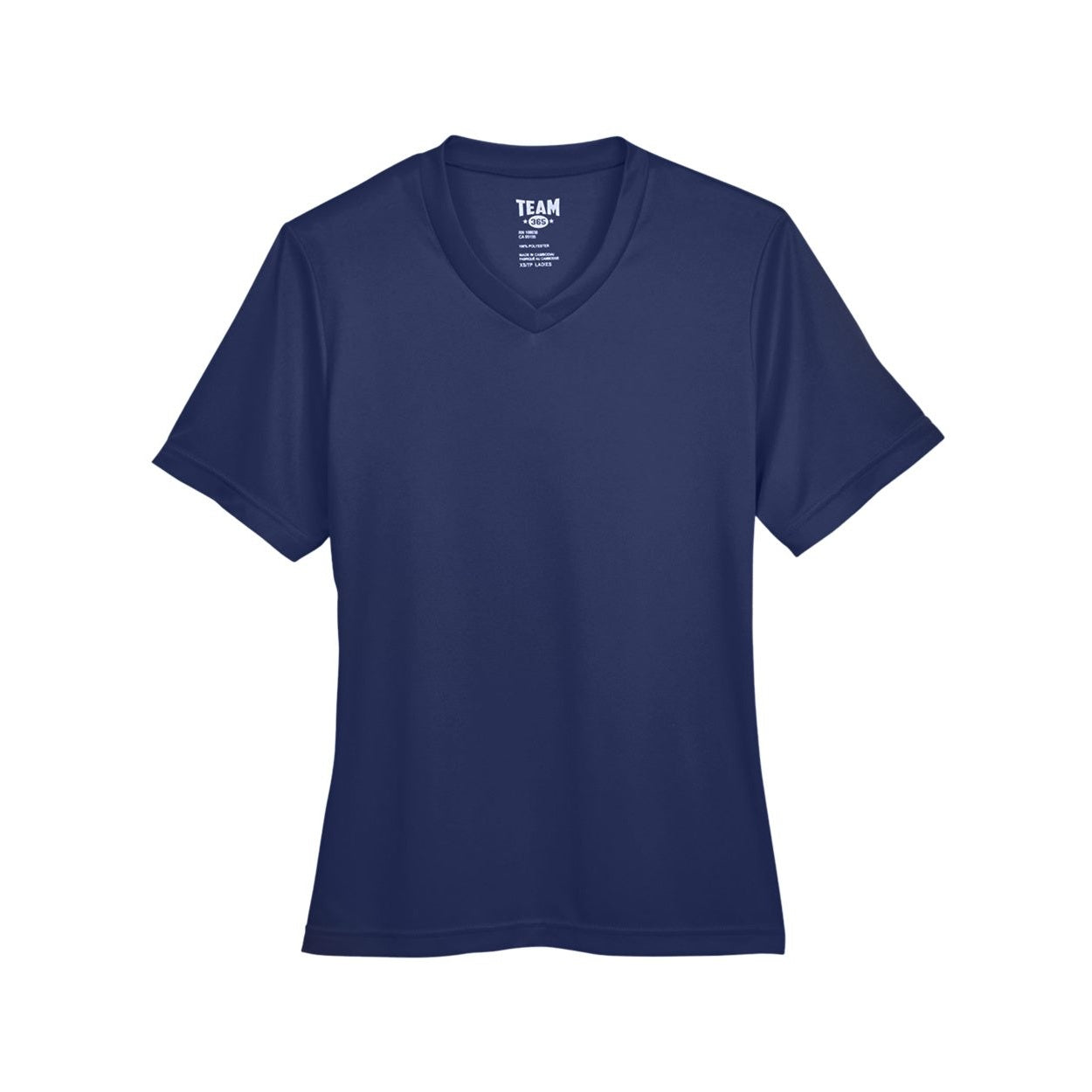 Sport dark navy t-shirt on a white background