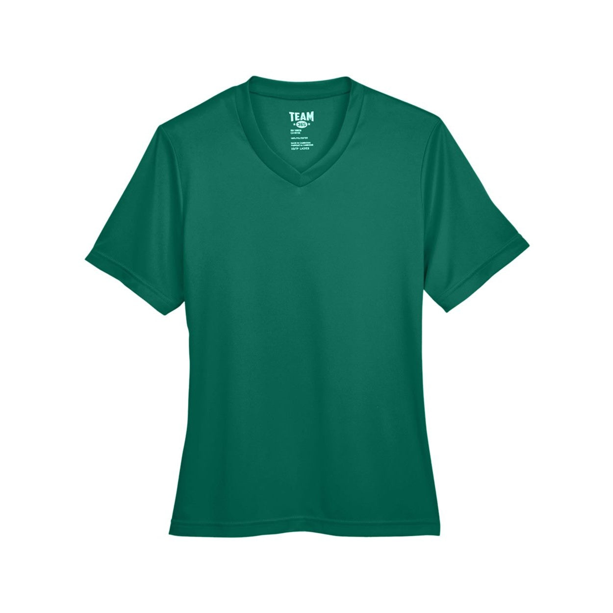 Sport forest green t-shirt on a white background