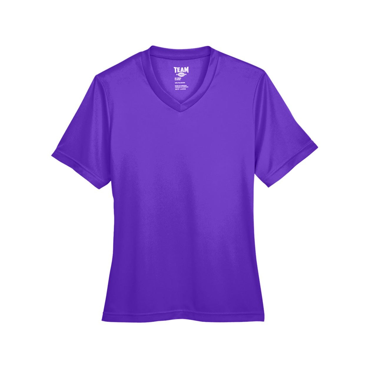 Sport purple t-shirt on a white background