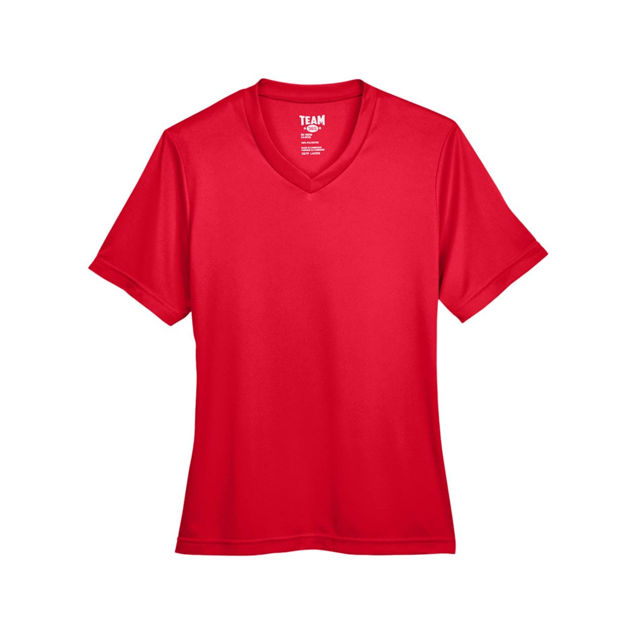 Sport red t-shirt on a white background