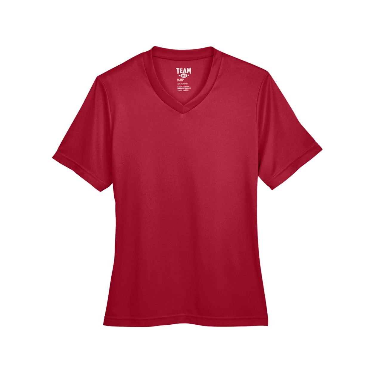 Sport scarlet red t-shirt on a white background