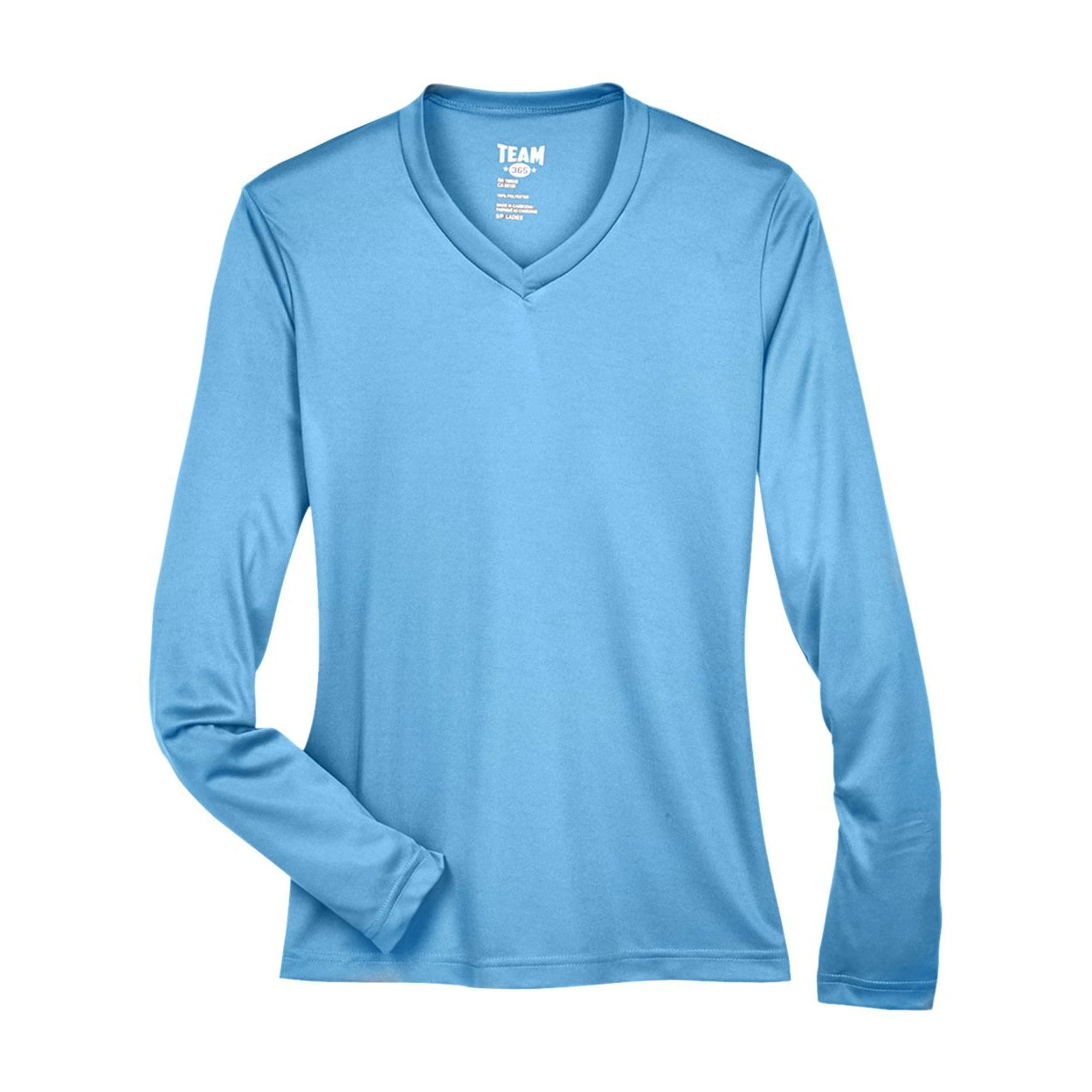 Sport light blue t-shirt on a white background