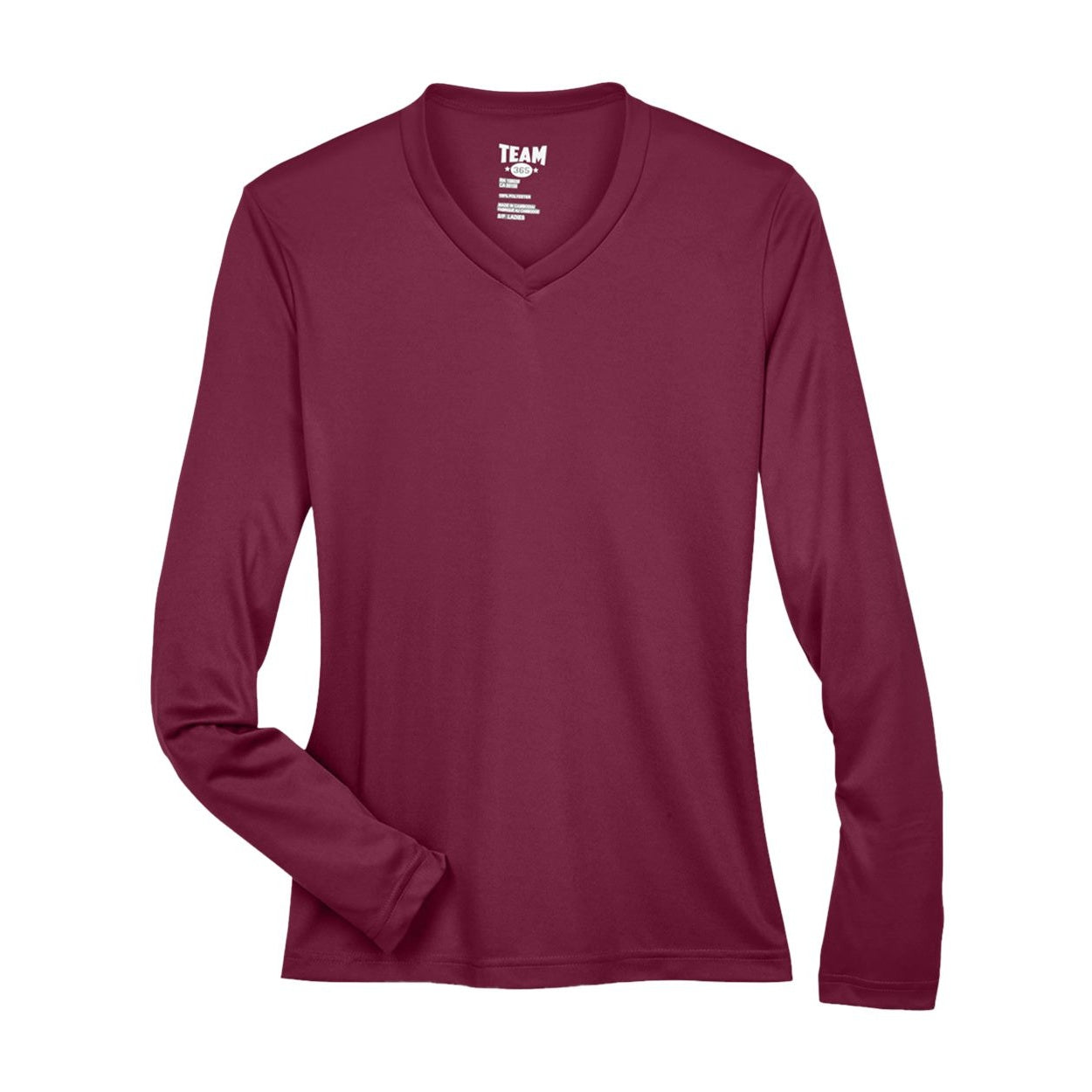 Sport maroon t-shirt on a white background