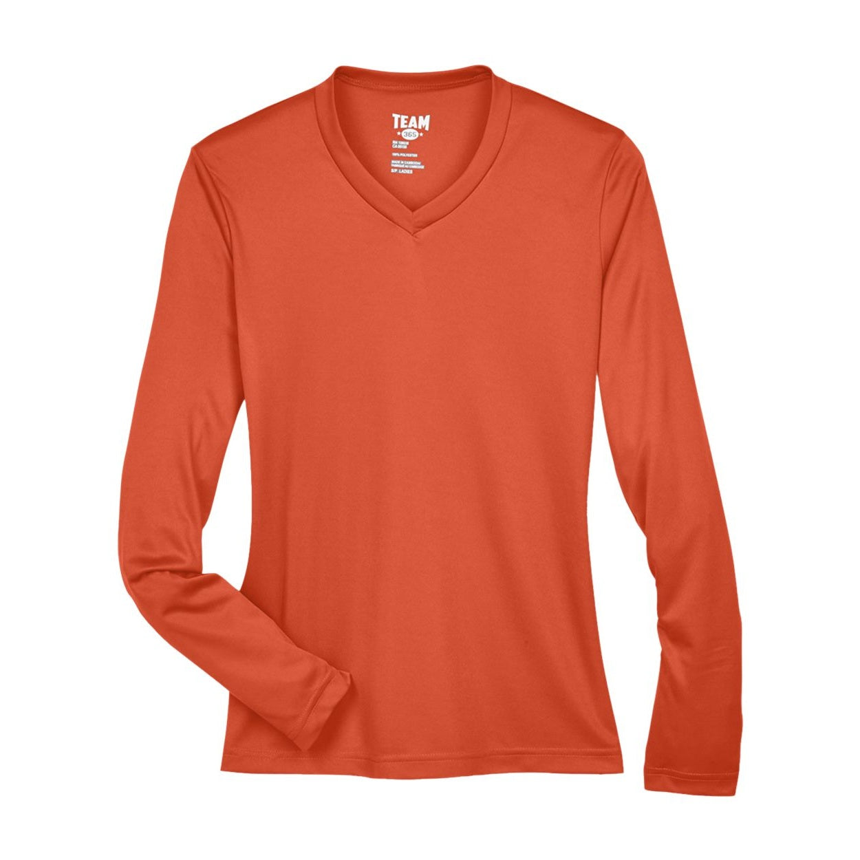 Sport orange t-shirt on a white background