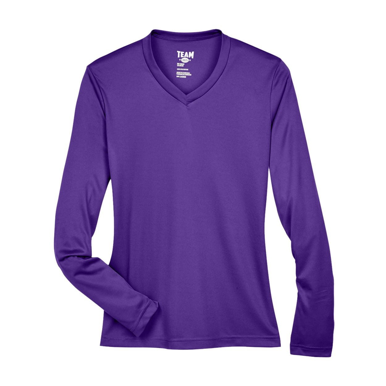 Sport purple t-shirt on a white background