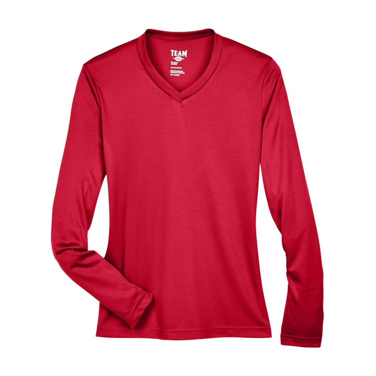 Sport red t-shirt on a white background