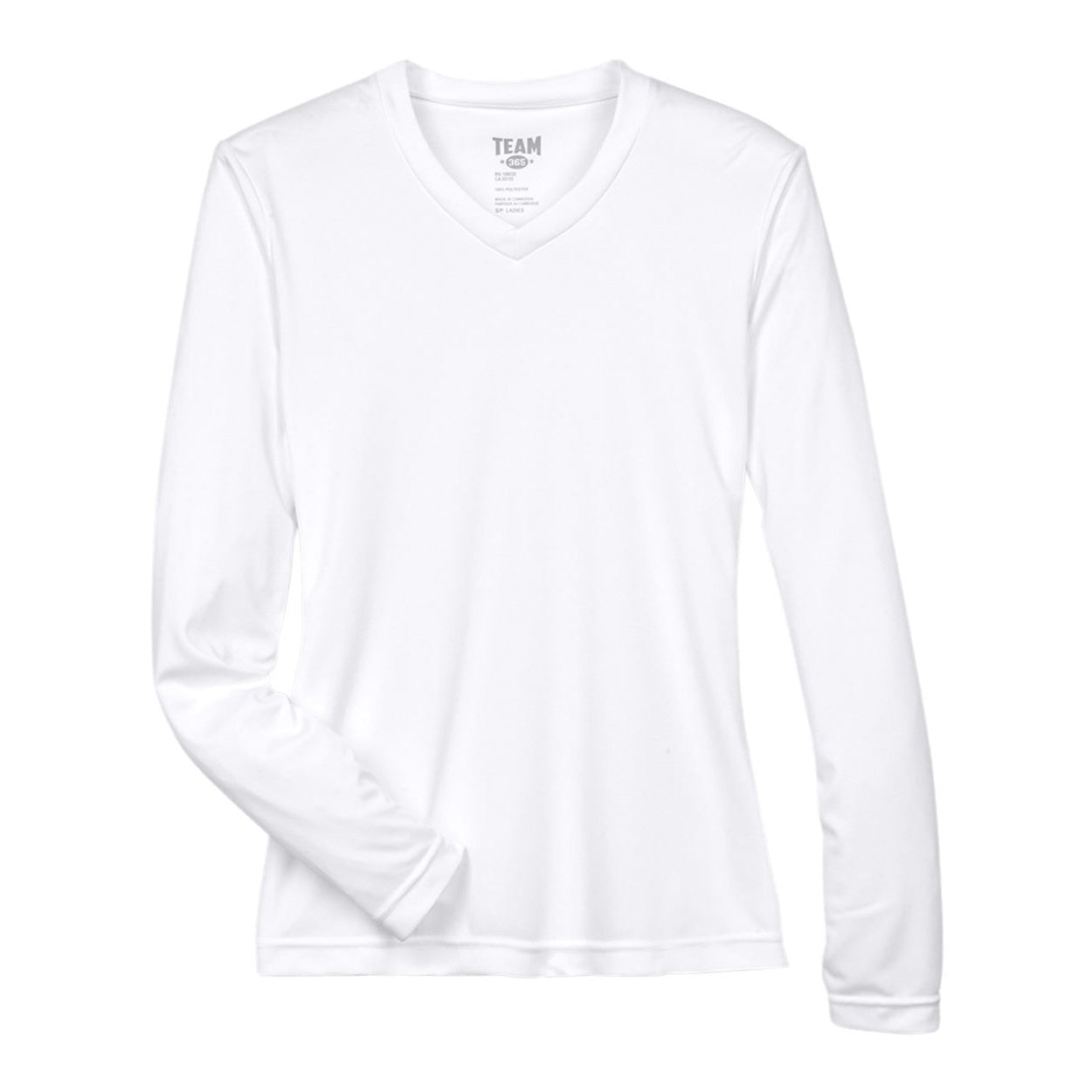 White t-shirt on a white background