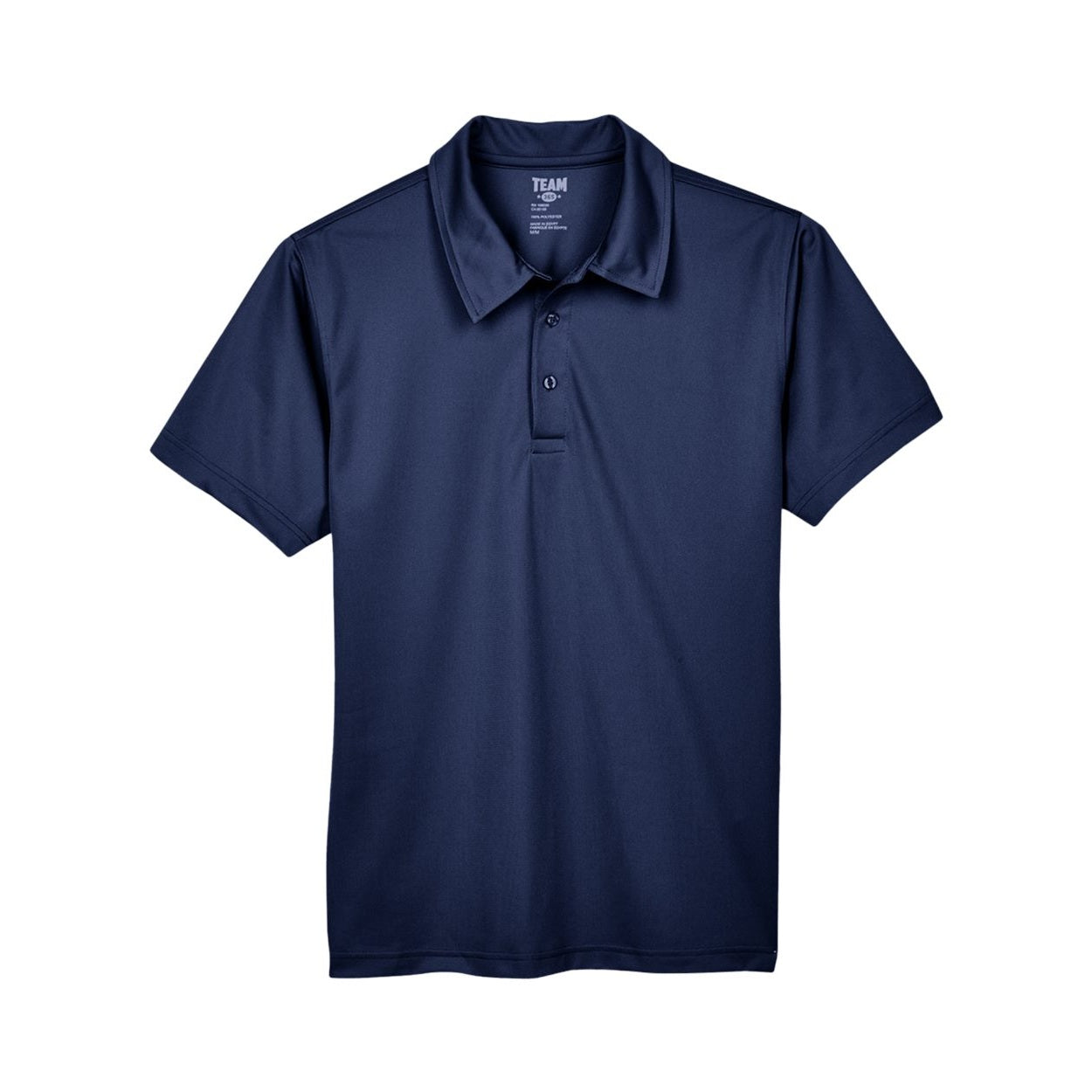 Sport dark navy polo shirt on a white background