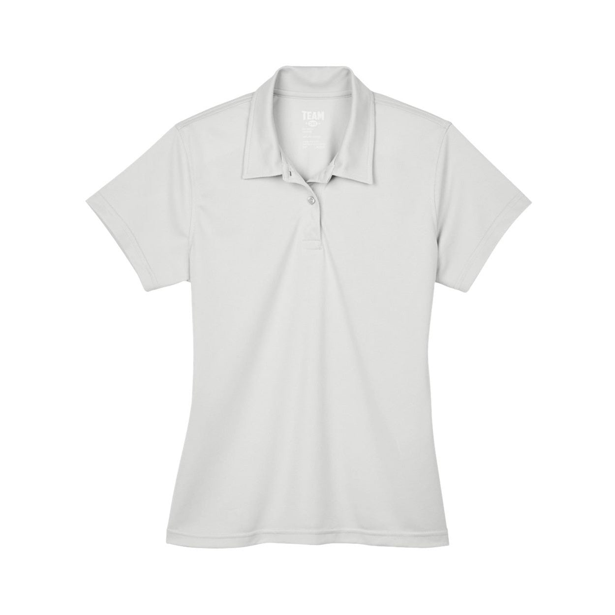 Sport silver grey polo shirt on a white background