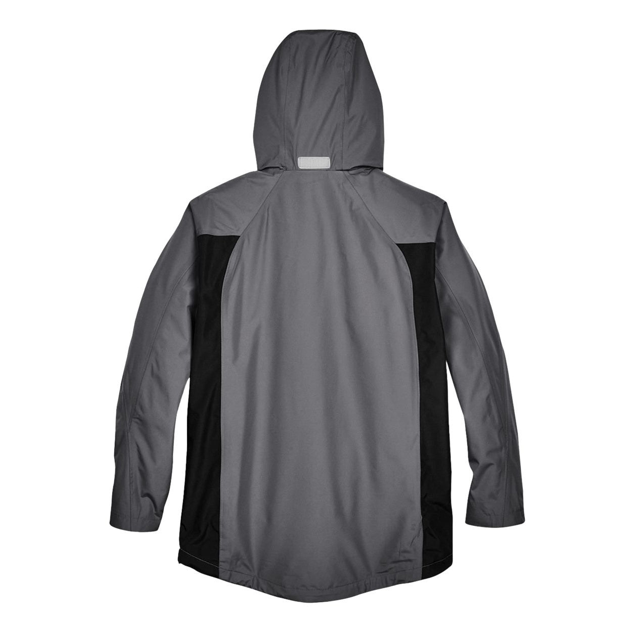 Sport graphite rain jacket on a white background