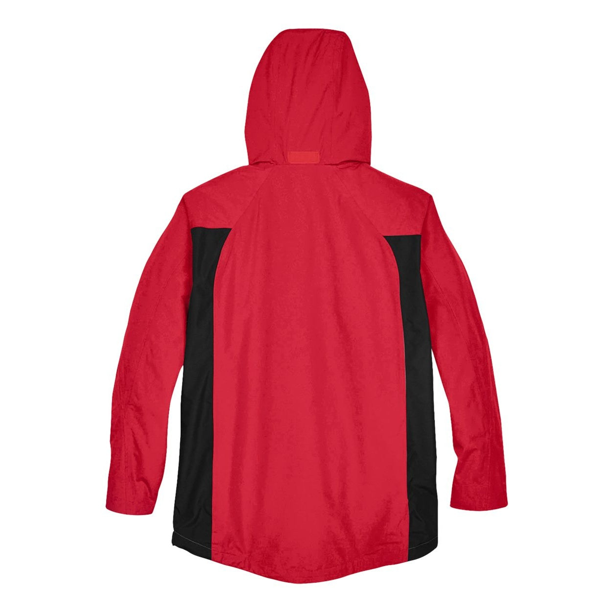 Sport red rain jacket on a white background