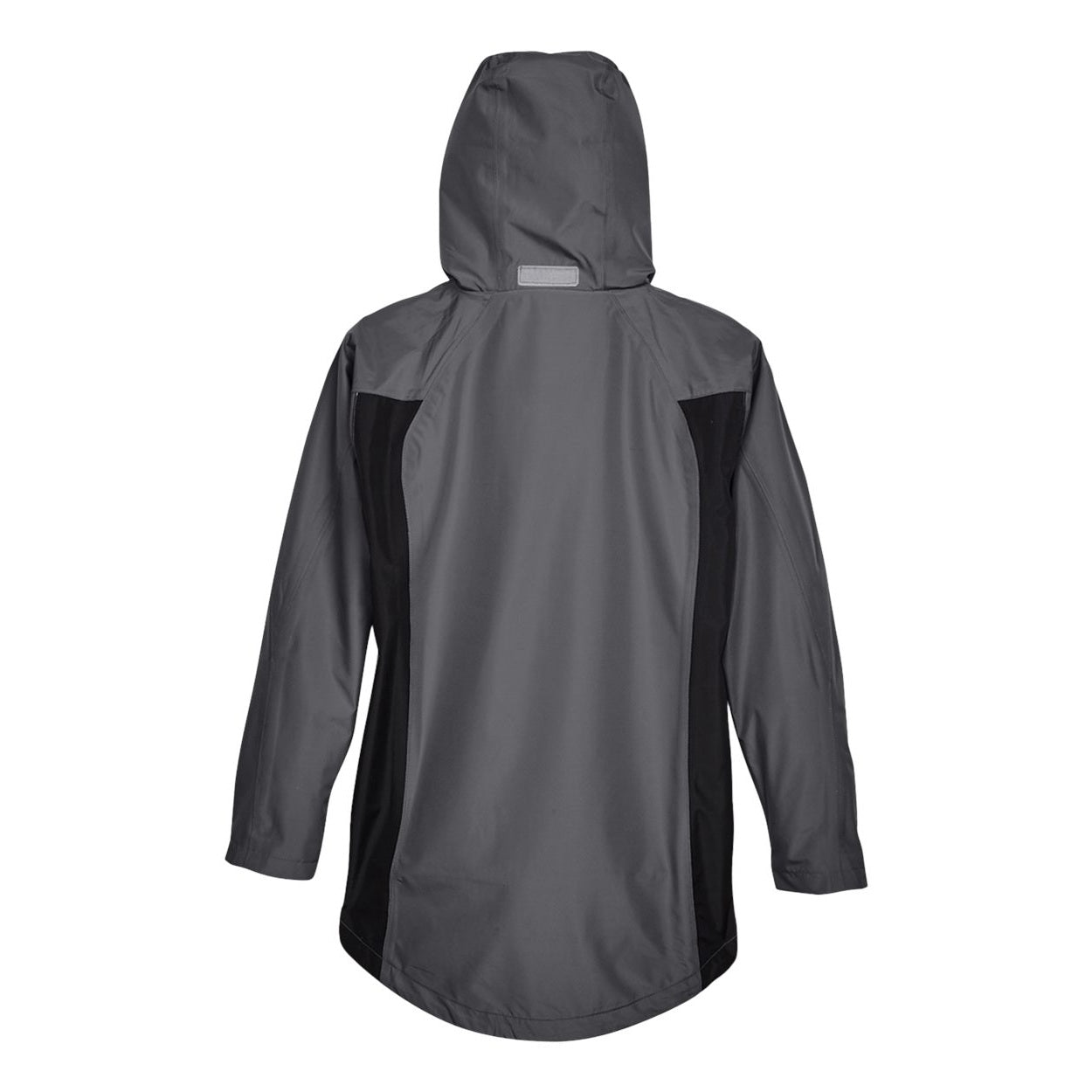 Sport graphite rain jacket on a white background