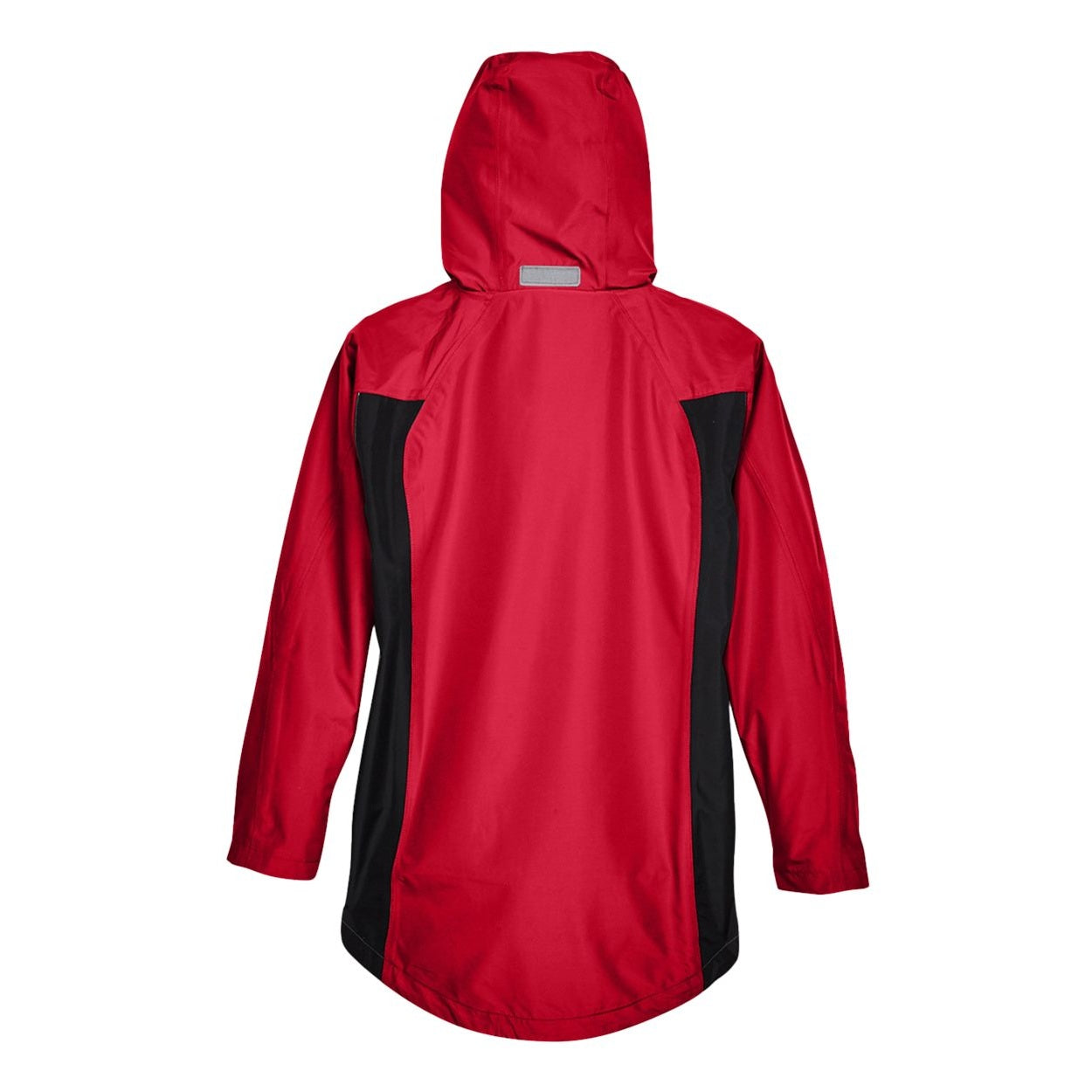 Sport red rain jacket on a white background