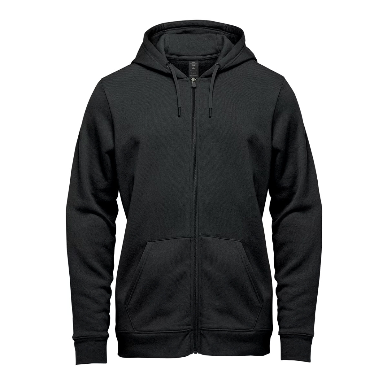 Black hoodie on a white background