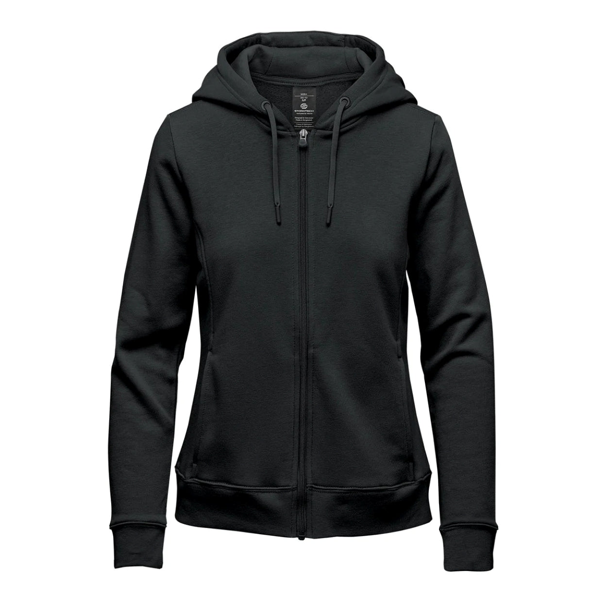 Black sweater on a white background