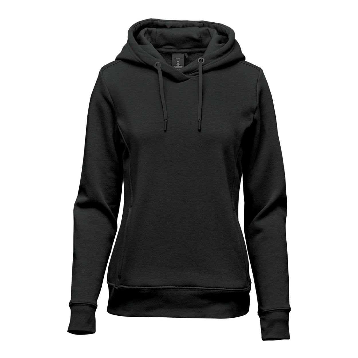 Black sweater on a white background