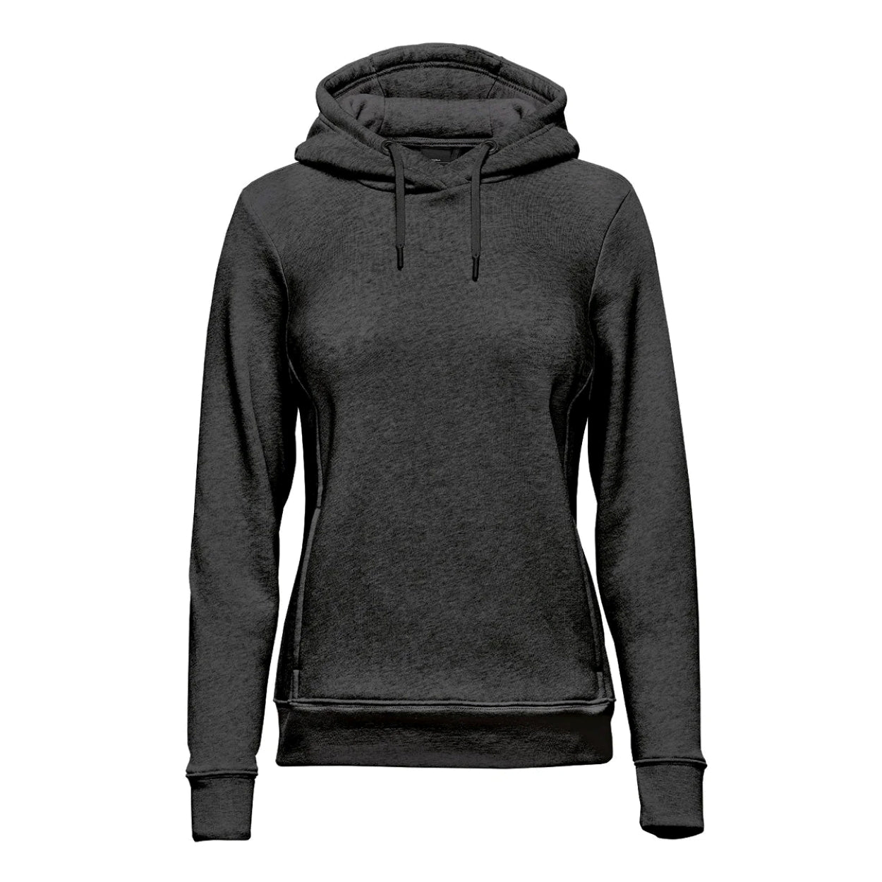 Charcoal heather sweater on a white background