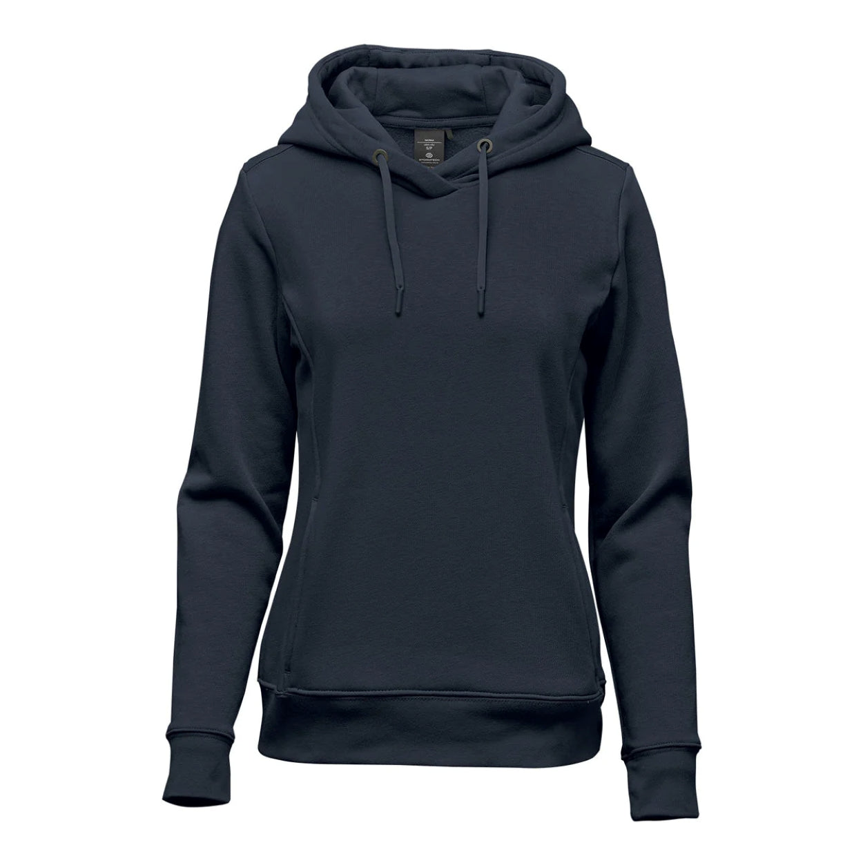 Navy sweater on a white background