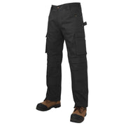 Black pants on a white background