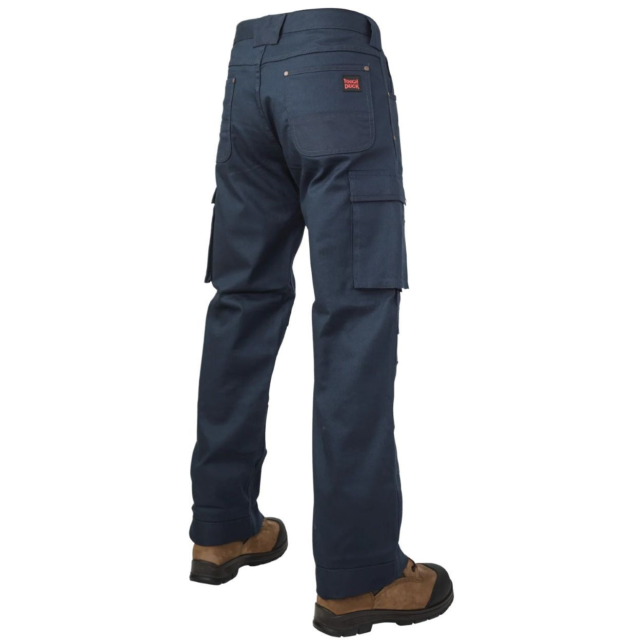 Navy blue pants on a white background