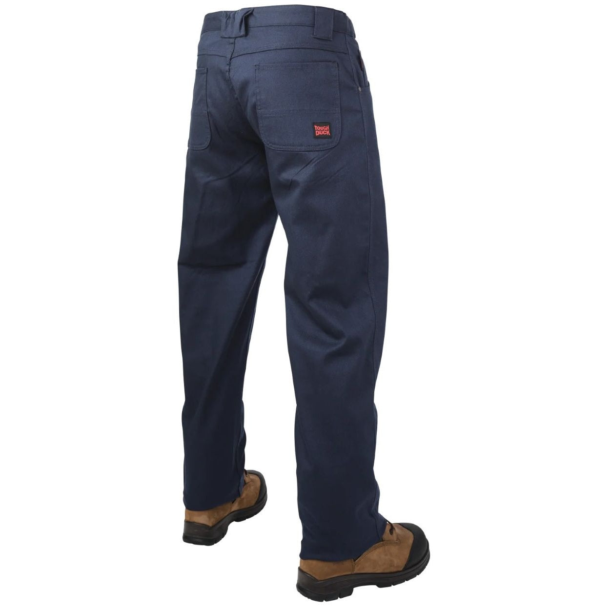 Navy blue pants on a white background