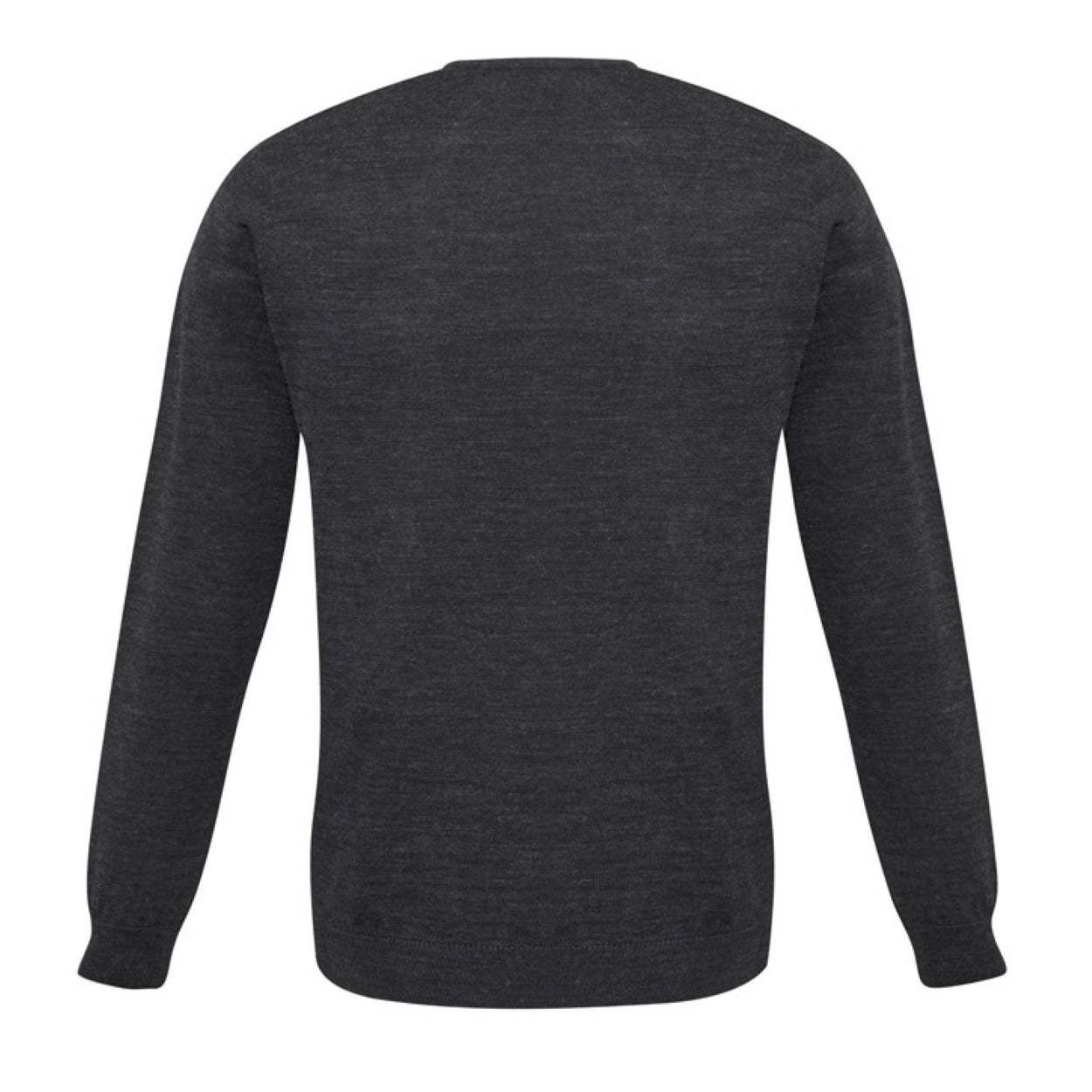 Charcoal cardigan on a white background