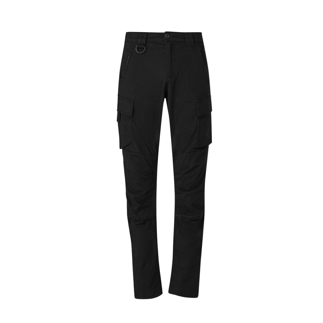Black pants on a white background