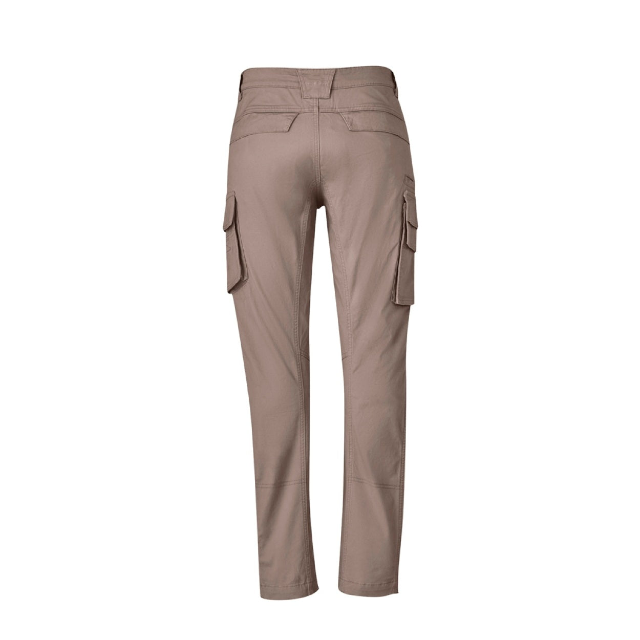 Khaki pants on a white background