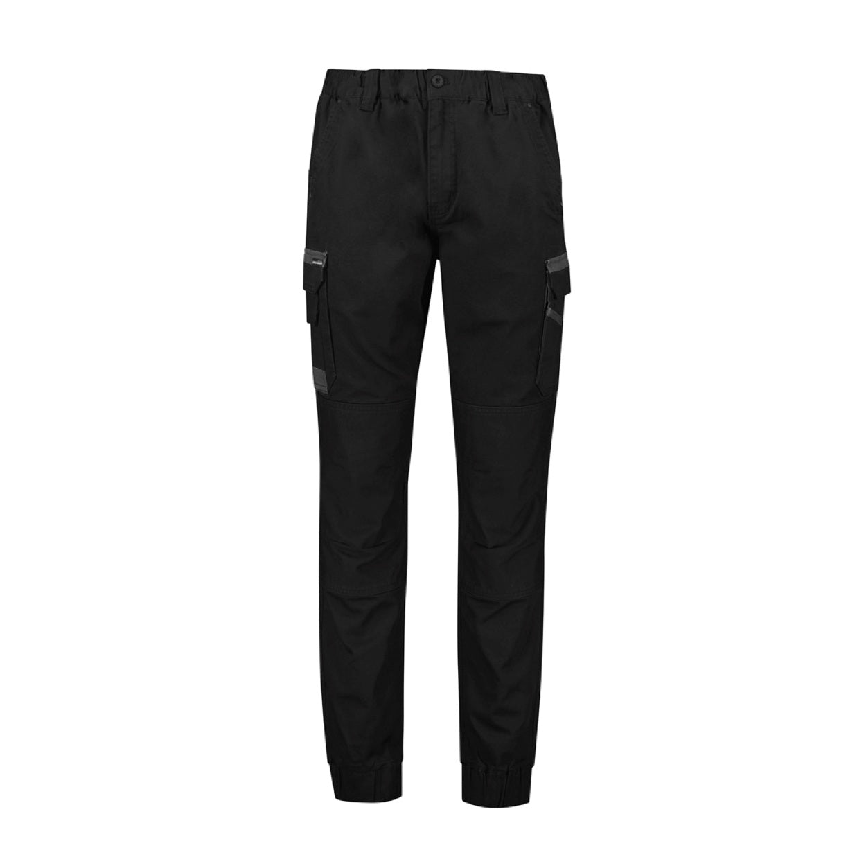 Black pants on a white background