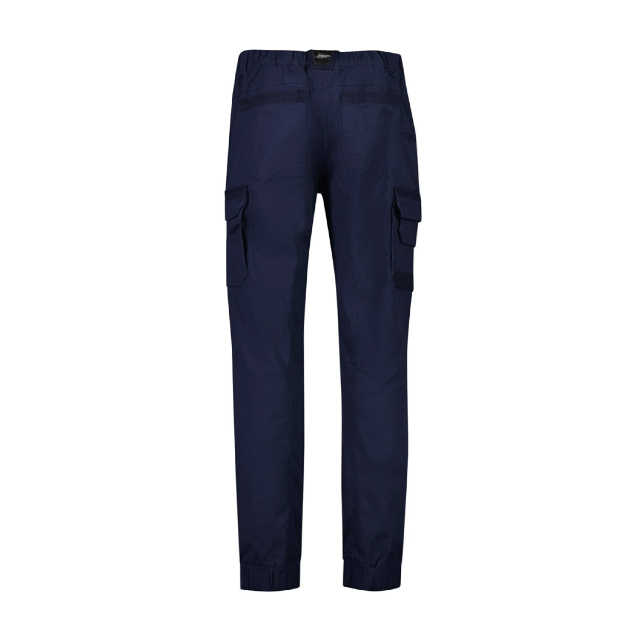 Navy pants on a white background