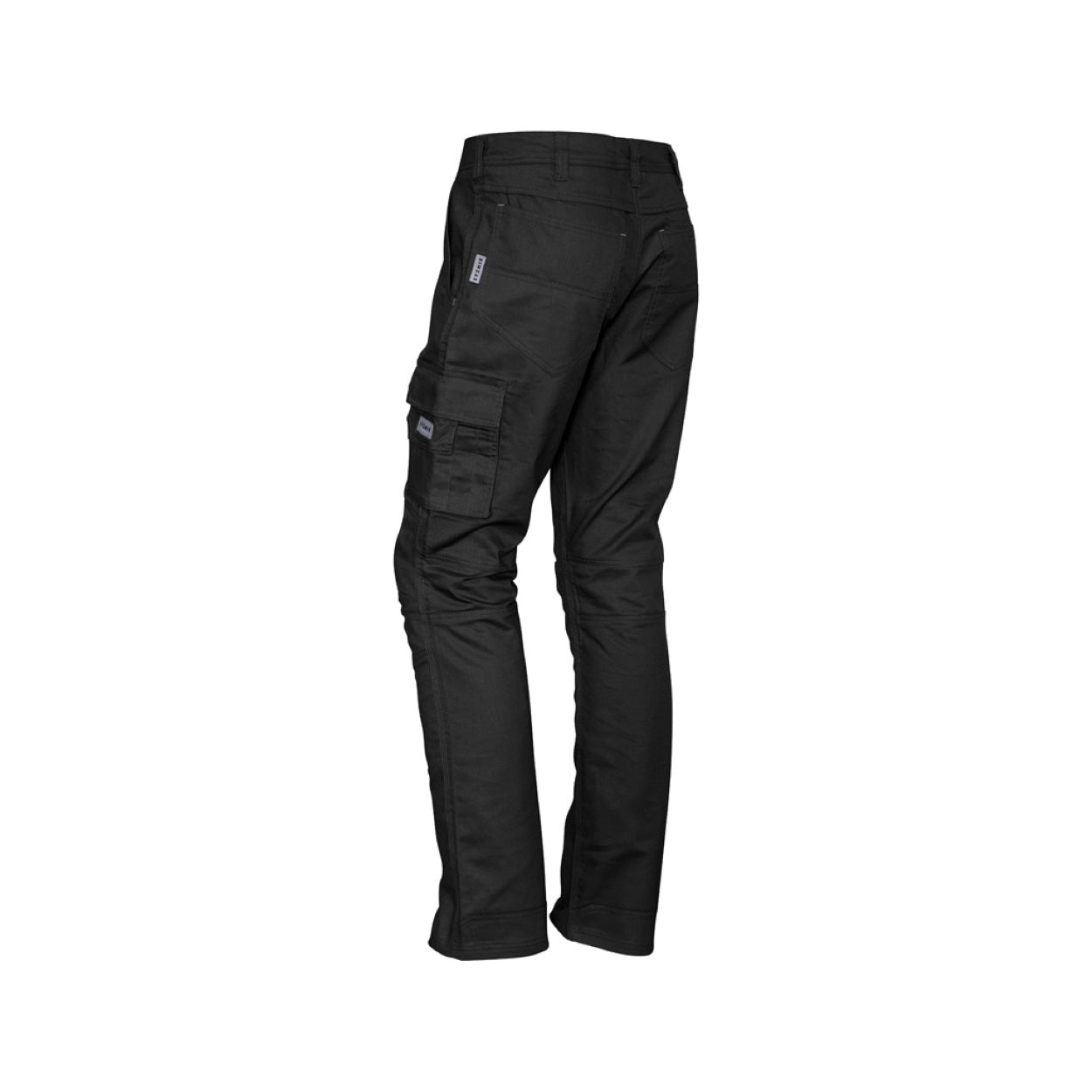 Black pants on a white background