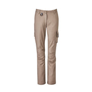 Khaki pants on a white background