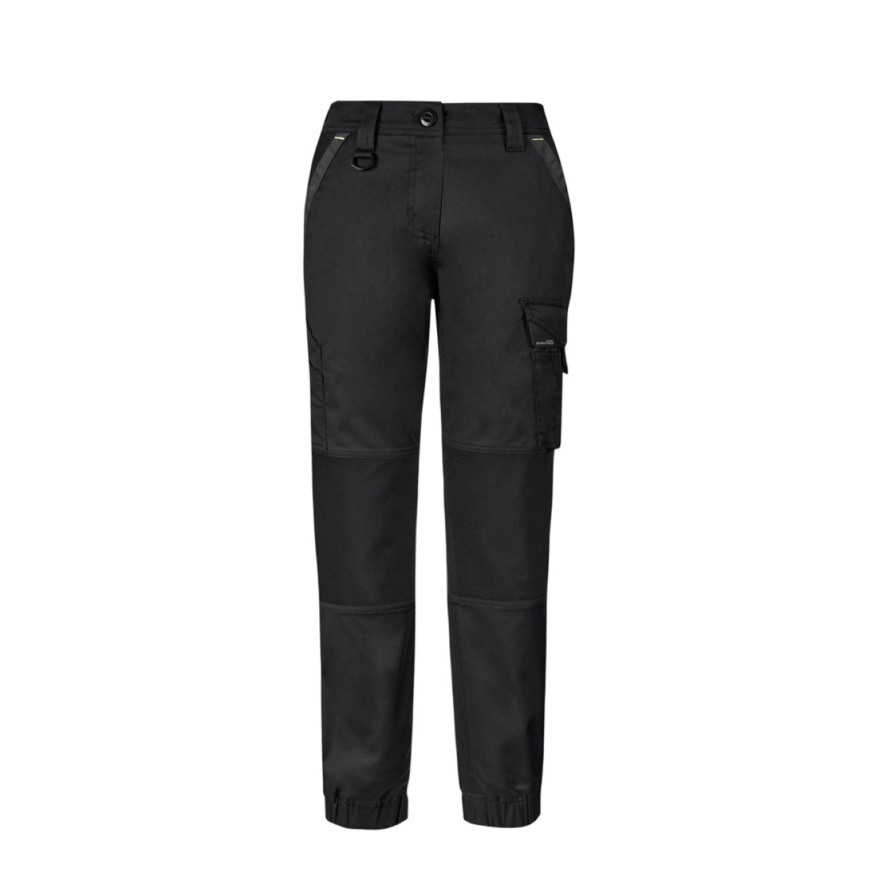 Black pants on a white background