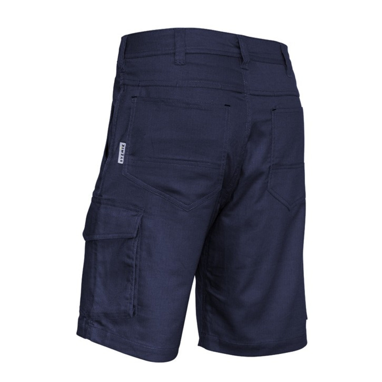 Navy shorts on a white background