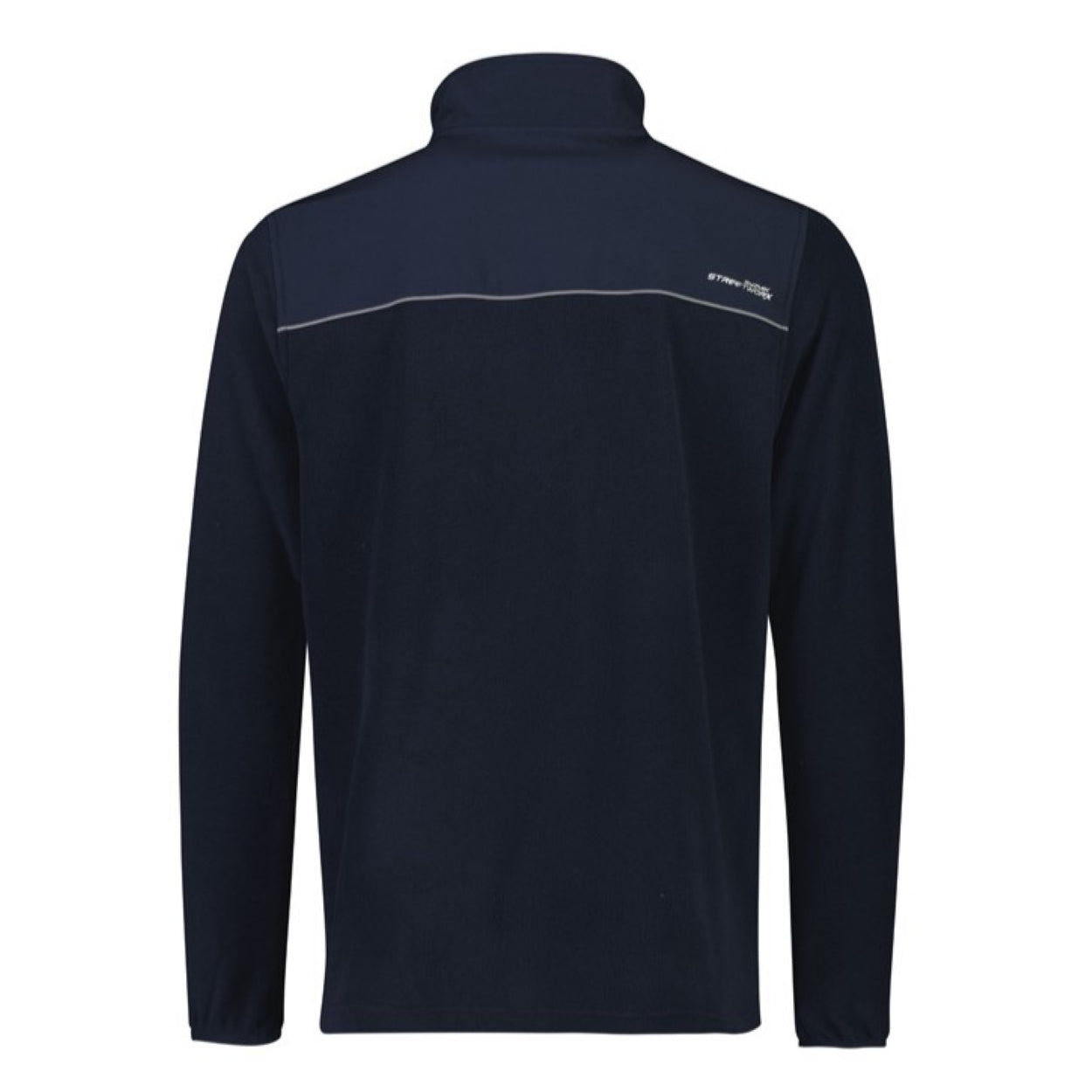 Navy polar jacket on a white background