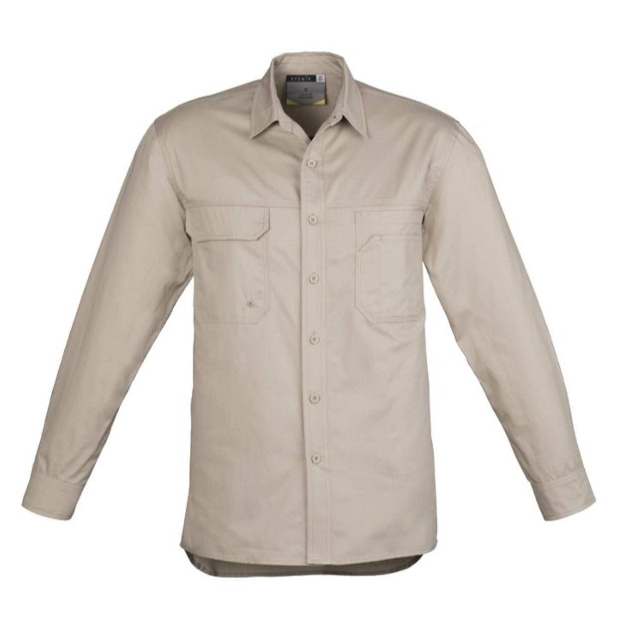 Sand shirt on a white background