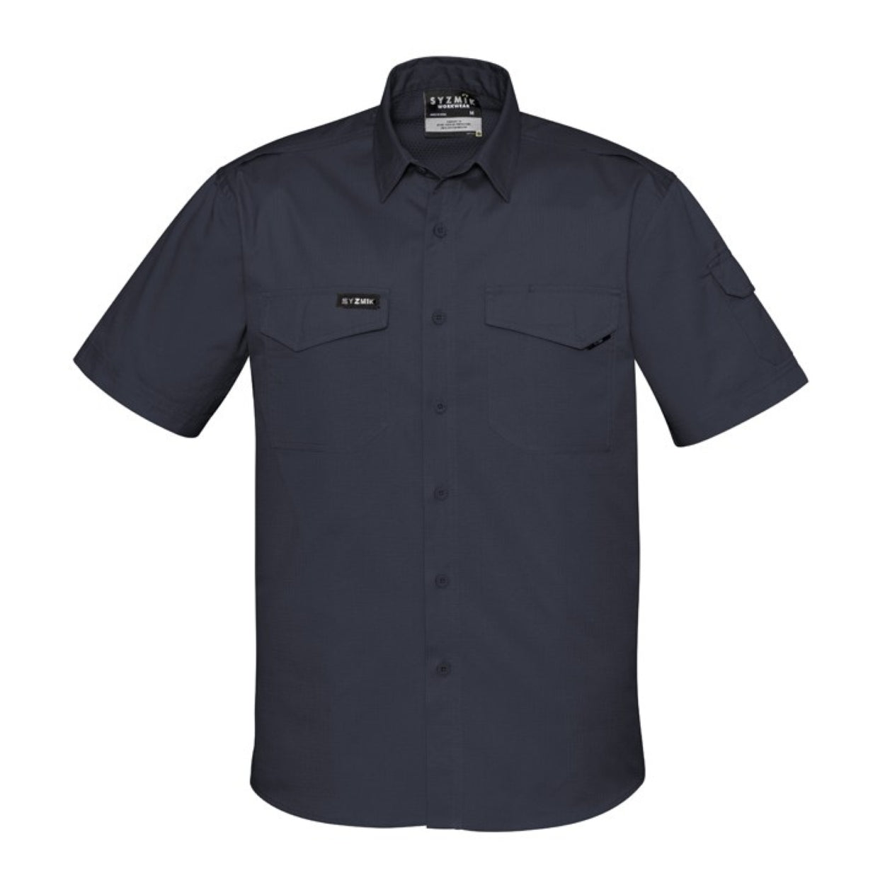 Charcoal shirt on a white background