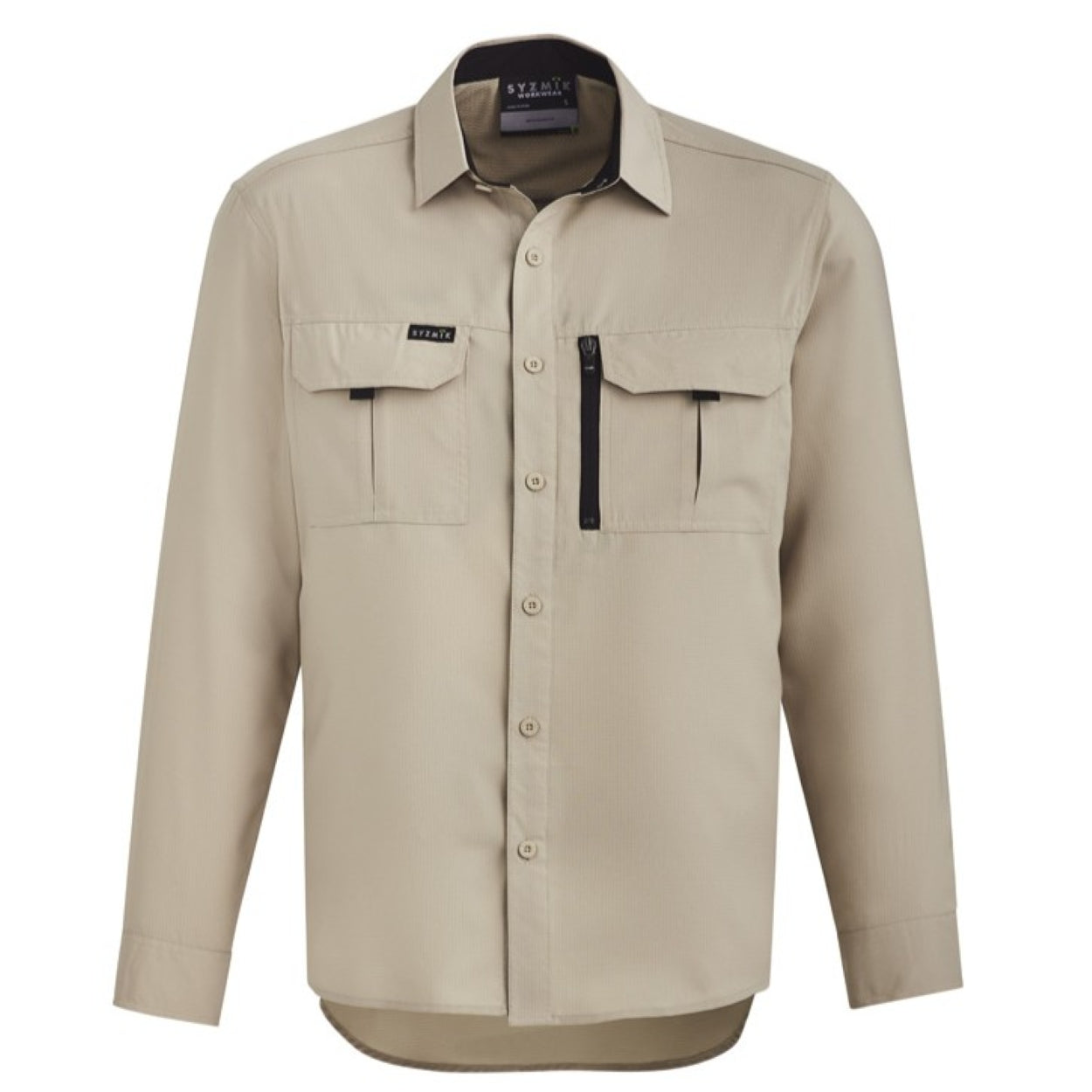 Sand shirt on a white background
