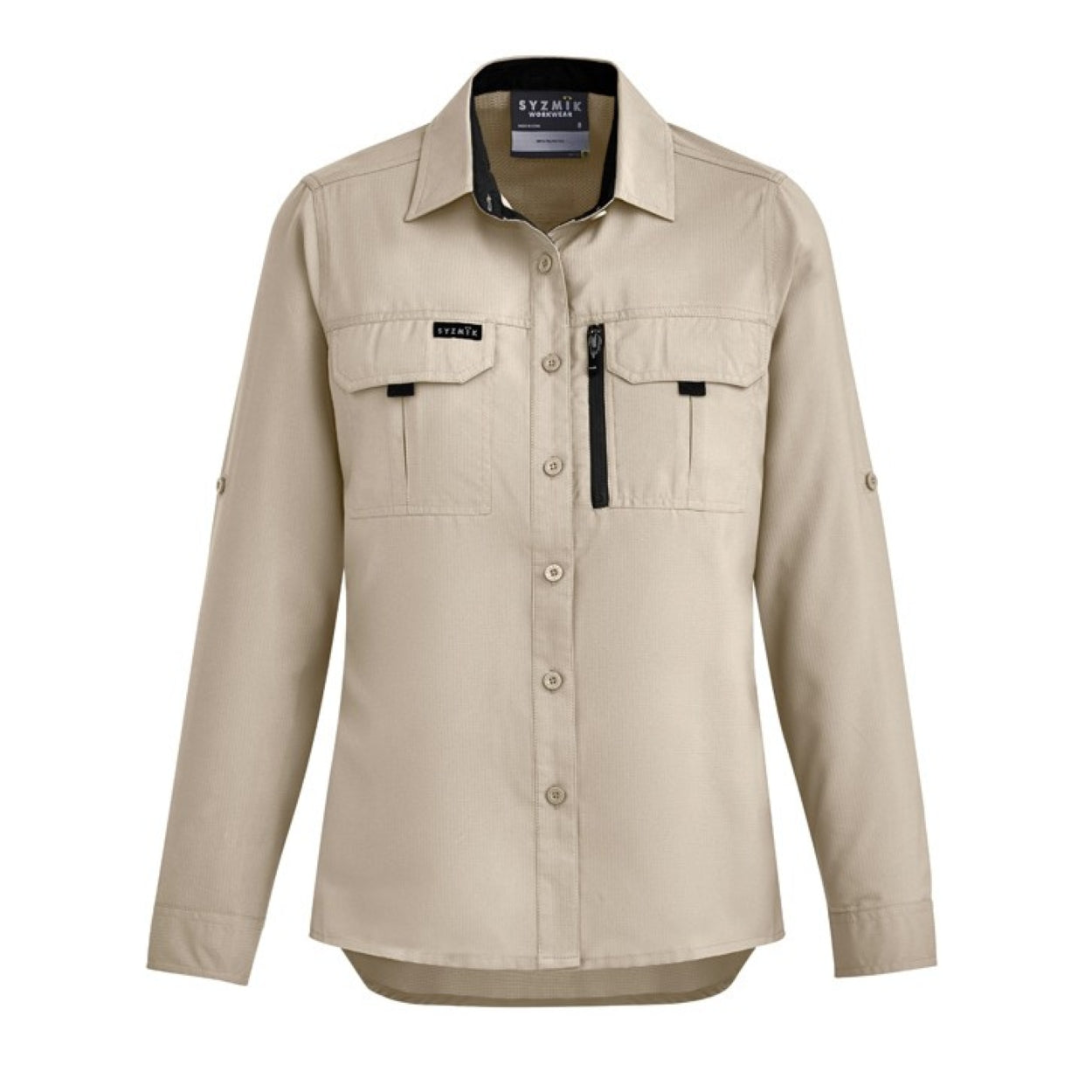 Sand shirt on a white background
