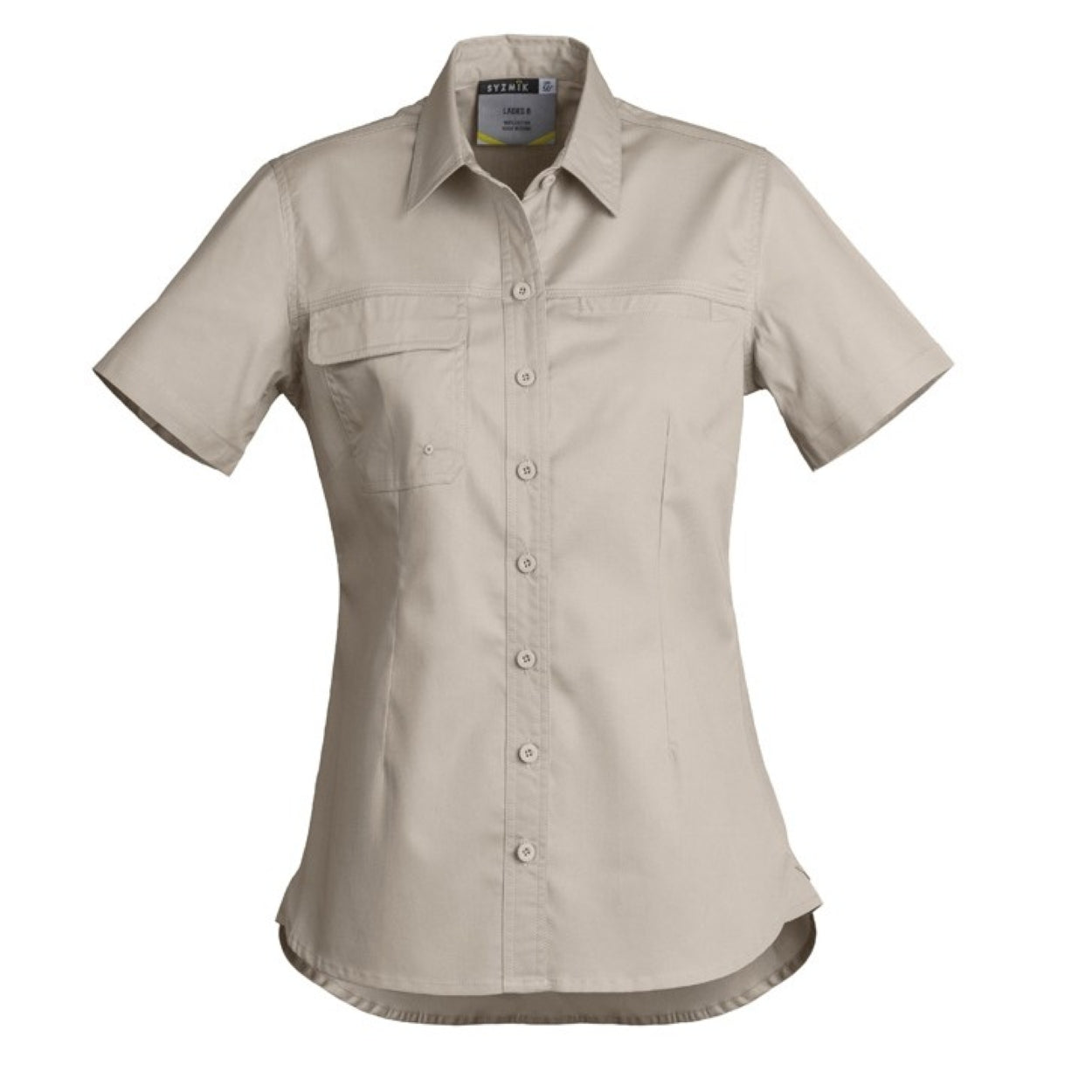 Sand shirt on a white background