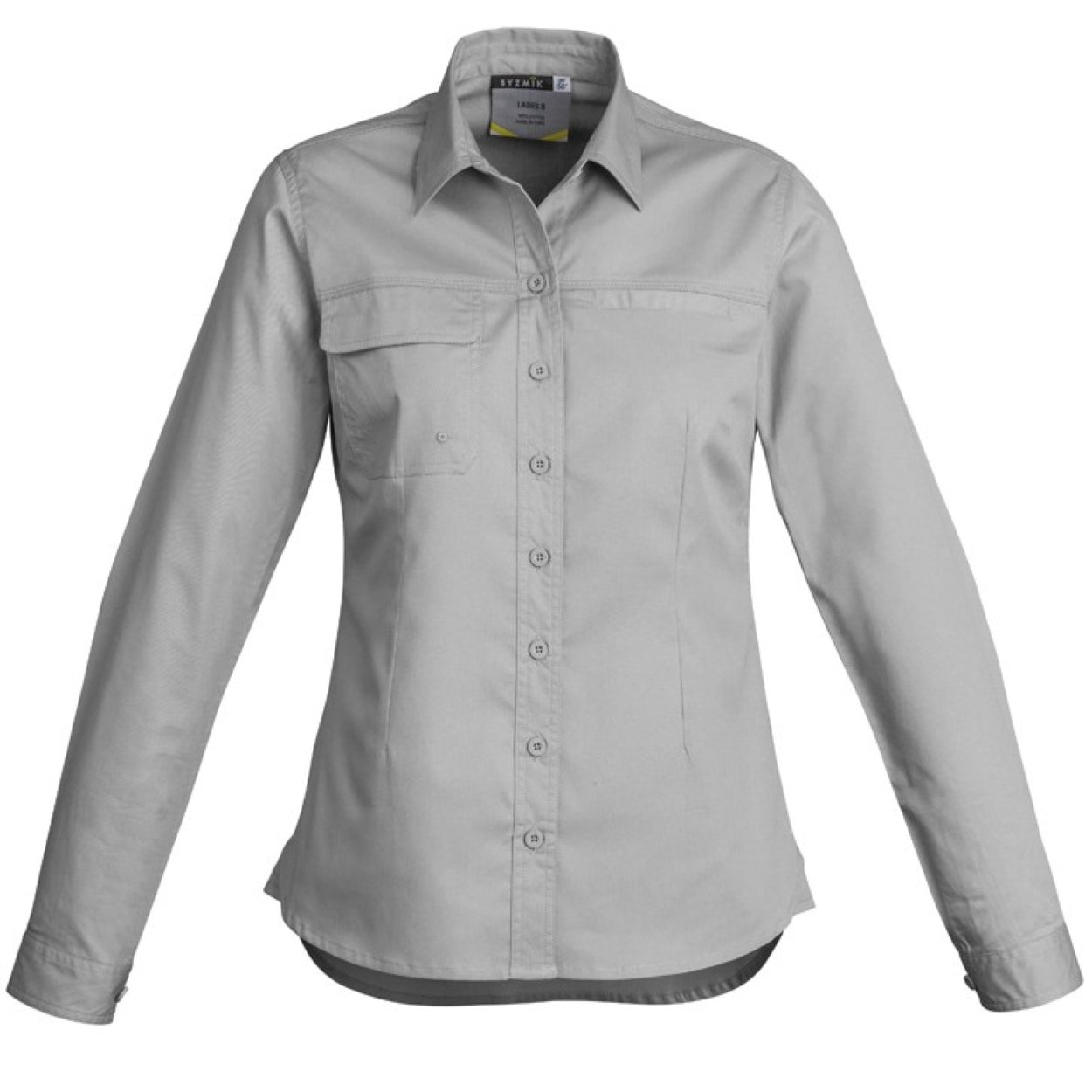 Grey shirt on a white background