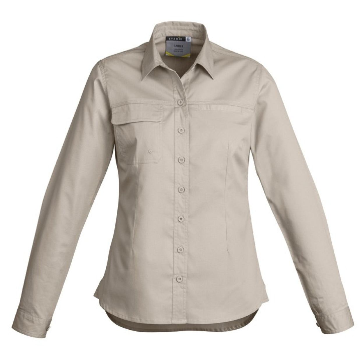 Sand shirt on a white background